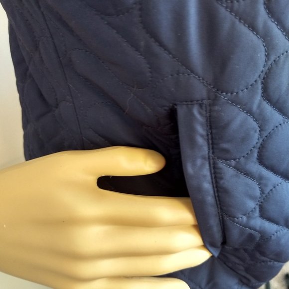 Ashworth Golfing Vest Navy lightly quilted S - Picture 2 of 6